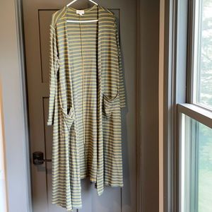 Striped Lularoe Sarah cardigan